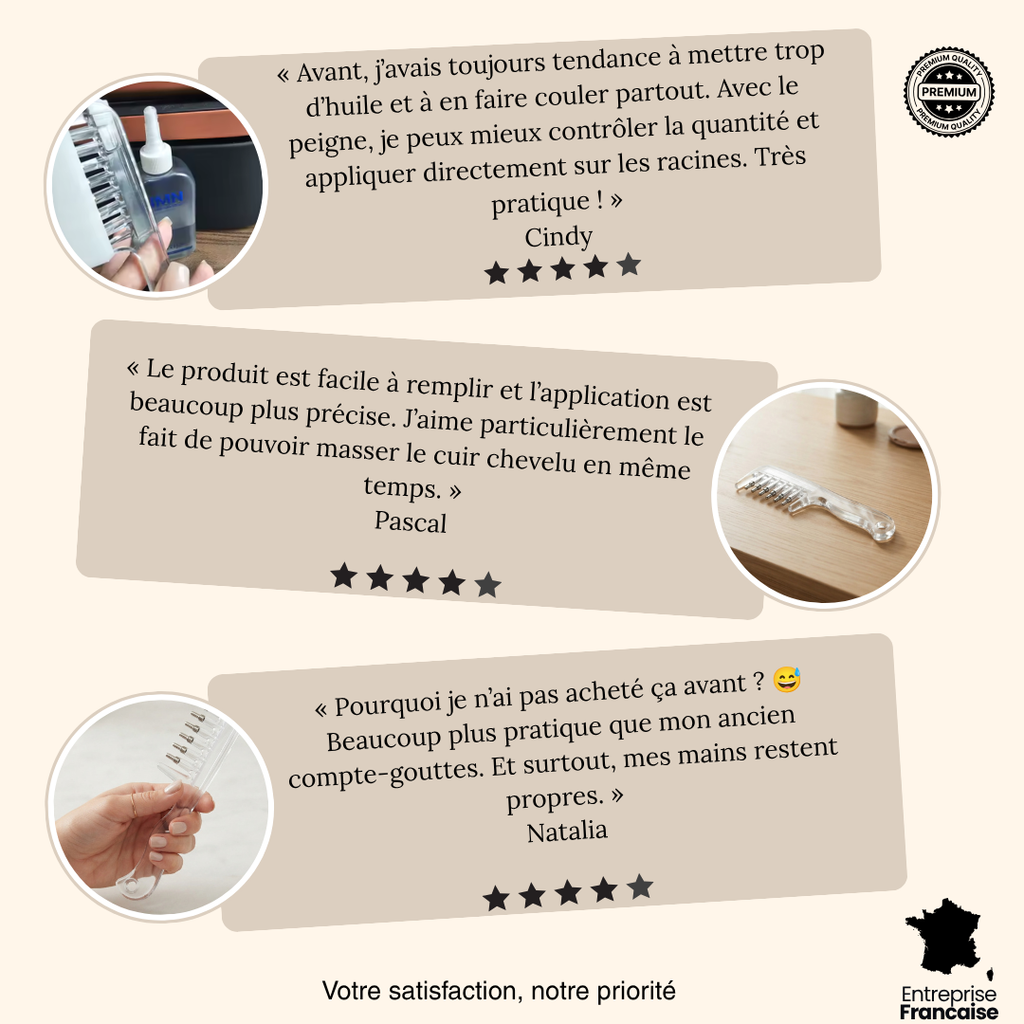 Peigne applicateur